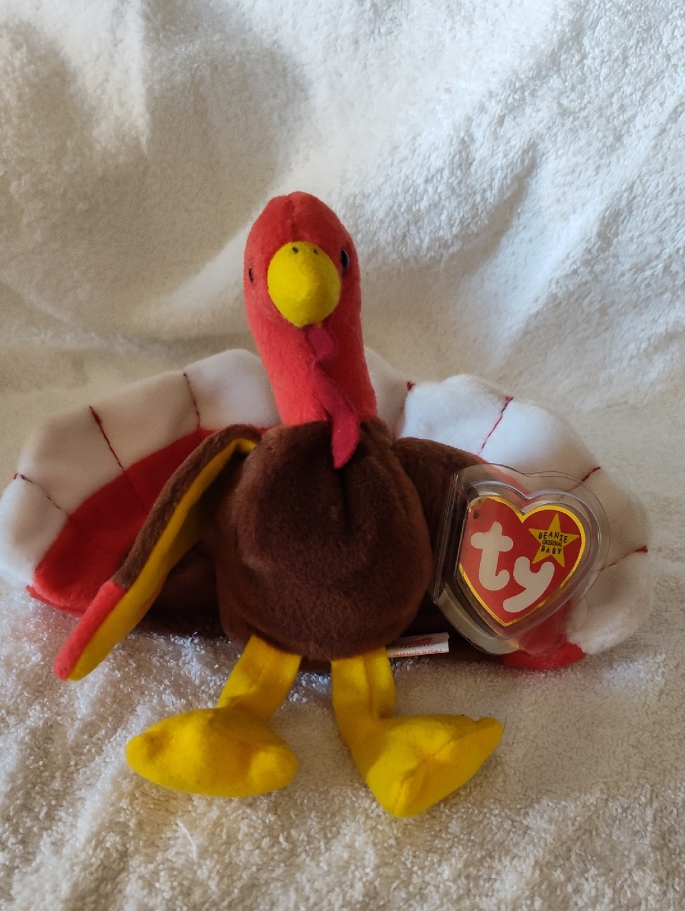 Ty Vintage 1996 Beanie Baby Gobbles the Turkey